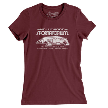 Hollywood Sportatorium Women's T-Shirt-Allegiant Goods Co. Vintage Sports Apparel