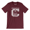 Indianapolis Caps Men/Unisex T-Shirt-Maroon-Allegiant Goods Co. Vintage Sports Apparel