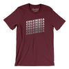 Columbia Vintage Repeat Men/Unisex T-Shirt-Maroon-Allegiant Goods Co. Vintage Sports Apparel