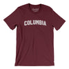 Columbia Varsity Men/Unisex T-Shirt-Maroon-Allegiant Goods Co. Vintage Sports Apparel
