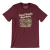 Great Smoky Mountains National Park Men/Unisex T-Shirt-Maroon-Allegiant Goods Co. Vintage Sports Apparel