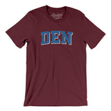 Den Varsity Men/Unisex T-Shirt-Maroon-Allegiant Goods Co. Vintage Sports Apparel