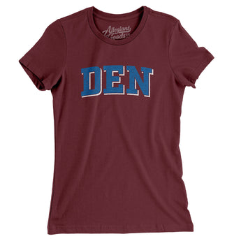 Den Varsity Women's T-Shirt-Allegiant Goods Co. Vintage Sports Apparel