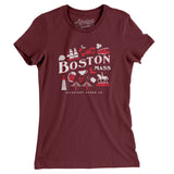 Boston Things Women's T-Shirt-Allegiant Goods Co. Vintage Sports Apparel