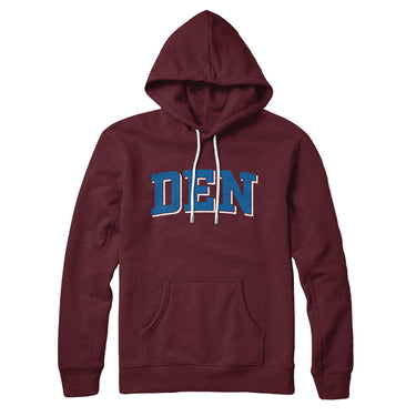 Den Varsity Hoodie-Allegiant Goods Co. Vintage Sports Apparel