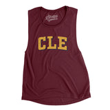 Cle Varsity Women's Flowey Scoopneck Muscle Tank-Allegiant Goods Co. Vintage Sports Apparel