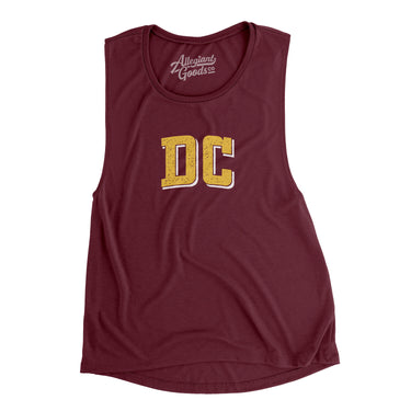 Dc Varsity Women's Flowey Scoopneck Muscle Tank-Allegiant Goods Co. Vintage Sports Apparel