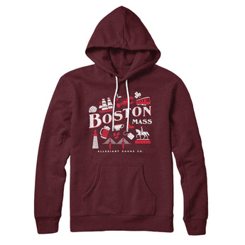 Boston Things Hoodie-Allegiant Goods Co. Vintage Sports Apparel