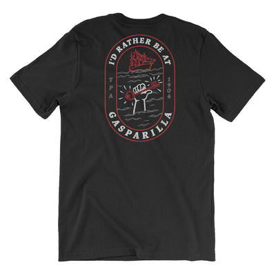 I'd Rather Be At Gasparilla Men/Unisex T-Shirt-Black-Allegiant Goods Co. Vintage Sports Apparel