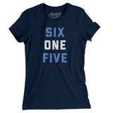 Nashville 615 Women's T-Shirt-Midnight Navy-Allegiant Goods Co. Vintage Sports Apparel