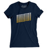 Morgantown Vintage Repeat Women's T-Shirt-Midnight Navy-Allegiant Goods Co. Vintage Sports Apparel