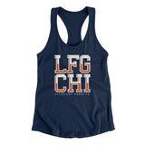 Lfg Chi Women's Racerback Tank-Midnight Navy-Allegiant Goods Co. Vintage Sports Apparel