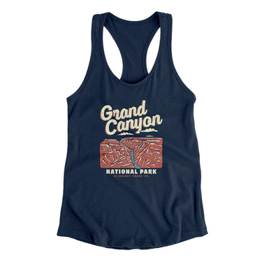 Grand Canyon National Park Women's Racerback Tank-Allegiant Goods Co. Vintage Sports Apparel