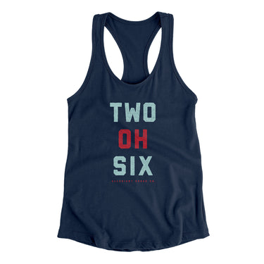 Seattle 206 Women's Racerback Tank-Allegiant Goods Co. Vintage Sports Apparel