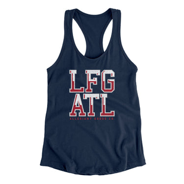 Lfg Atl Women's Racerback Tank-Allegiant Goods Co. Vintage Sports Apparel