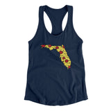 Florida Pizza State Women's Racerback Tank-Allegiant Goods Co. Vintage Sports Apparel