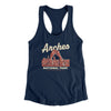 Arches National Park Women's Racerback Tank-Midnight Navy-Allegiant Goods Co. Vintage Sports Apparel