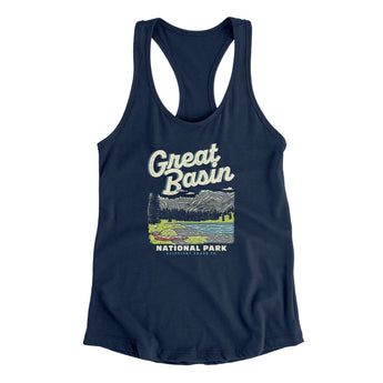 Great Basin National Park Women's Racerback Tank-Allegiant Goods Co. Vintage Sports Apparel