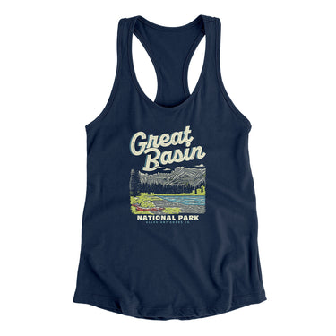 Great Basin National Park Women's Racerback Tank-Allegiant Goods Co. Vintage Sports Apparel