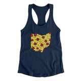 Ohio Pizza State Women's Racerback Tank-Allegiant Goods Co. Vintage Sports Apparel