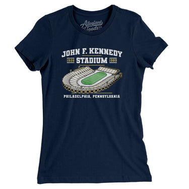 John F. Kennedy Stadium Women's T-Shirt-Allegiant Goods Co. Vintage Sports Apparel
