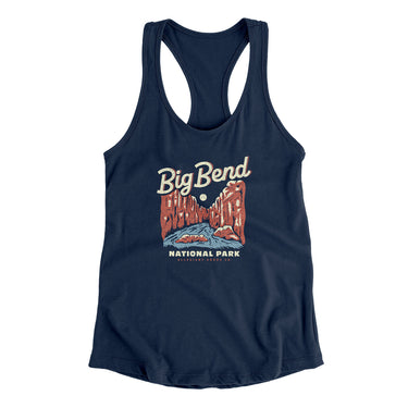 Big Bend National Park Women's Racerback Tank-Allegiant Goods Co. Vintage Sports Apparel
