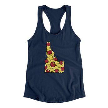Idaho Pizza State Women's Racerback Tank-Allegiant Goods Co. Vintage Sports Apparel