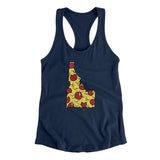 Idaho Pizza State Women's Racerback Tank-Allegiant Goods Co. Vintage Sports Apparel