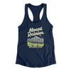 Mount Rainier National Park Women's Racerback Tank-Midnight Navy-Allegiant Goods Co. Vintage Sports Apparel