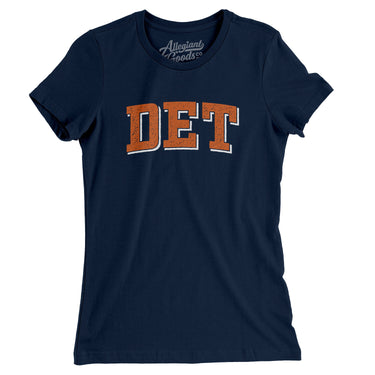 Det Varsity Women's T-Shirt-Allegiant Goods Co. Vintage Sports Apparel