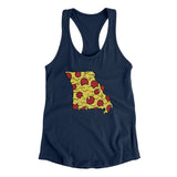 Missouri Pizza State Women's Racerback Tank-Allegiant Goods Co. Vintage Sports Apparel
