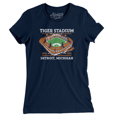 Tiger Stadium Women's T-Shirt-Allegiant Goods Co. Vintage Sports Apparel