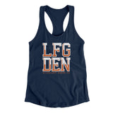 Lfg Den Women's Racerback Tank-Allegiant Goods Co. Vintage Sports Apparel