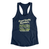 Great Smoky Mountains National Park Women's Racerback Tank-Midnight Navy-Allegiant Goods Co. Vintage Sports Apparel