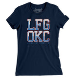 Lfg Okc Women's T-Shirt-Allegiant Goods Co. Vintage Sports Apparel