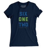 Minneapolis 612 Women's T-Shirt-Midnight Navy-Allegiant Goods Co. Vintage Sports Apparel
