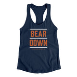 Bear Down Women's Racerback Tank-Allegiant Goods Co. Vintage Sports Apparel