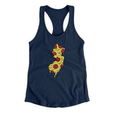 New Jersey Pizza State Women's Racerback Tank-Allegiant Goods Co. Vintage Sports Apparel