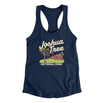 Joshua Tree National Park Women's Racerback Tank-Allegiant Goods Co. Vintage Sports Apparel