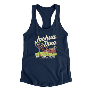 Joshua Tree National Park Women's Racerback Tank-Allegiant Goods Co. Vintage Sports Apparel