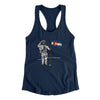 Colorado Flag Moonman Women's Racerback Tank-Midnight Navy-Allegiant Goods Co. Vintage Sports Apparel