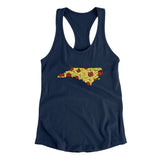 North Carolina Pizza State Women's Racerback Tank-Allegiant Goods Co. Vintage Sports Apparel