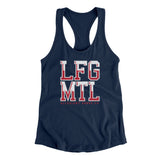 Lfg Mtl Women's Racerback Tank-Midnight Navy-Allegiant Goods Co. Vintage Sports Apparel