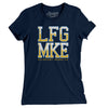 Lfg Mke Women's T-Shirt-Midnight Navy-Allegiant Goods Co. Vintage Sports Apparel