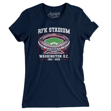 Rfk Stadium Women's T-Shirt-Allegiant Goods Co. Vintage Sports Apparel