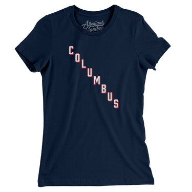 Columbus Hockey Jersey Women's T-Shirt-Allegiant Goods Co. Vintage Sports Apparel