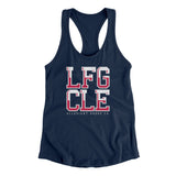 Lfg Cle Women's Racerback Tank-Allegiant Goods Co. Vintage Sports Apparel
