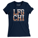 Lfg Chi Women's T-Shirt-Midnight Navy-Allegiant Goods Co. Vintage Sports Apparel