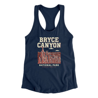 Bryce Canyon National Park Women's Racerback Tank-Allegiant Goods Co. Vintage Sports Apparel