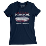 Metrodome Minneapolis Women's T-Shirt-Allegiant Goods Co. Vintage Sports Apparel